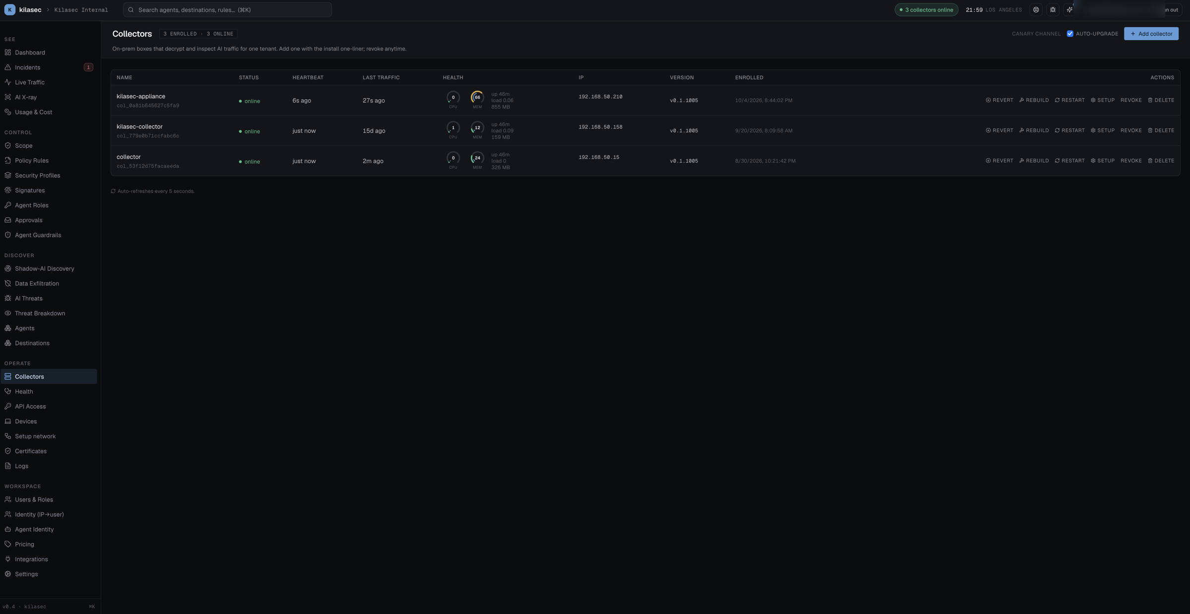 Collectors page